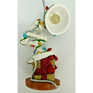 Disney World Exclusive Pixar Lamp Luxo Jr. On Christmas Present Ornament